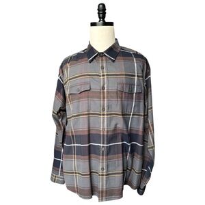 Patagonia Men's Long-Sleeved plaid Buckshot cotton blend flannel Shirt | XL